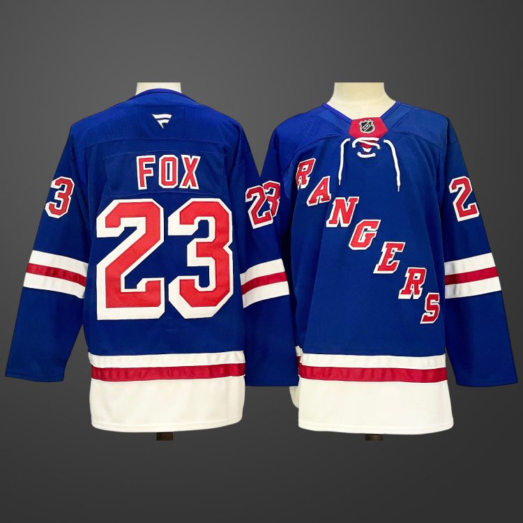 #23 Adam Fox New York Rangers Jersey