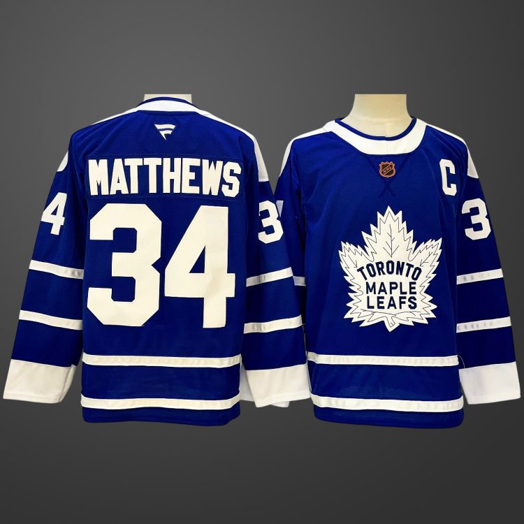 #34 Auston Matthews Toronto Maple Leafs Jersey