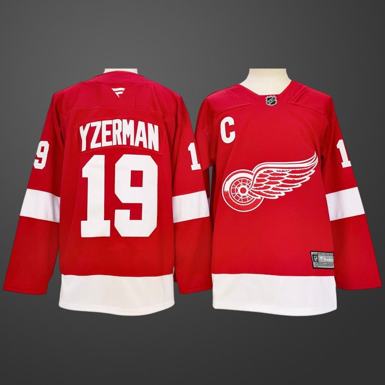 #19 Steve Yzerman Detroit Red Wings Red Jersey