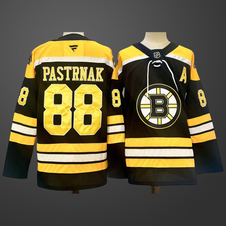 Boston Bruins #88 David PASTRNAK Hockey Jersey
