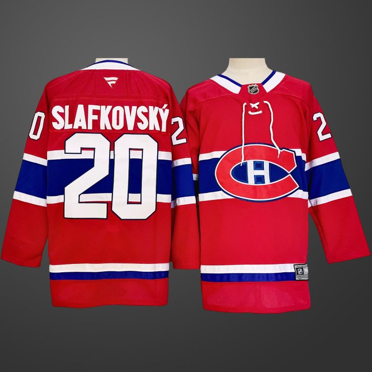 #20 Juraj Slafkovsky Montreal Canadiens  Jersey