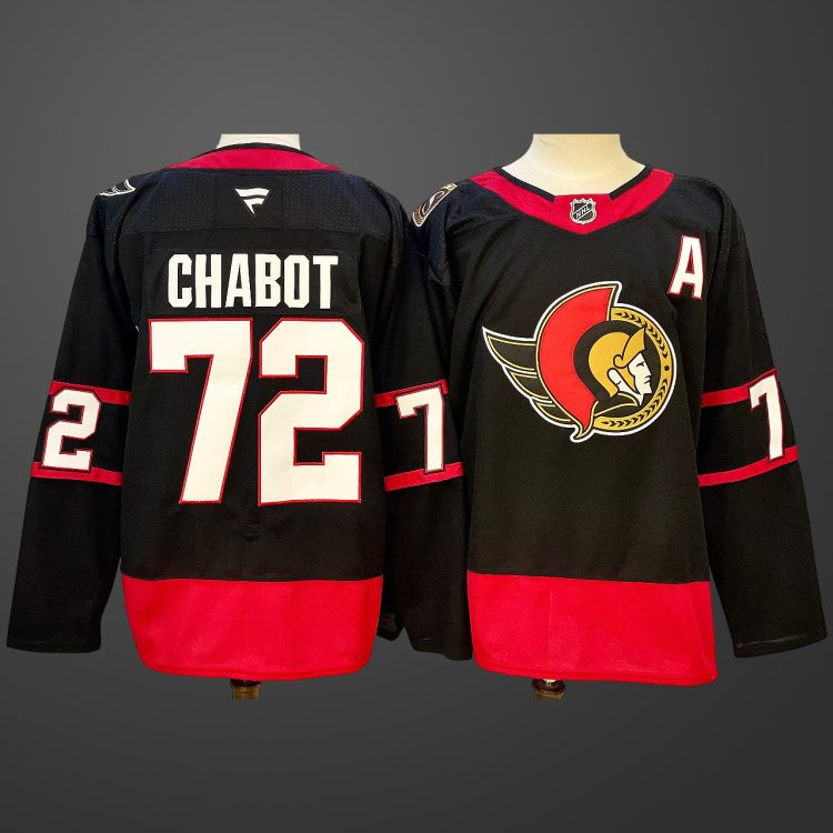 #72 Thomas Chabot Ottawa Senators Jersey