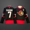 #7 Brady Tkachuk Black Ottawa Senators Jersey