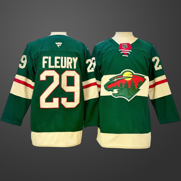 #29 Marc-Andre Fleury Minnesota Wild Jersey