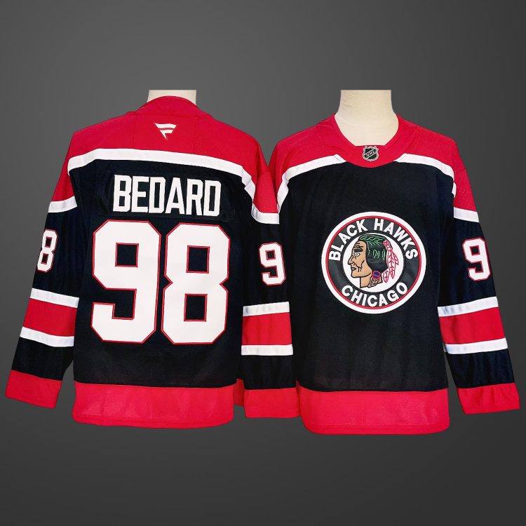 Chicago Blackhawks #98 Connor Bedard Jersey