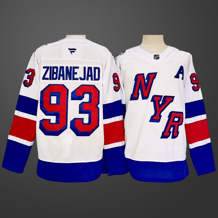 #93 Mika Zibanejad New York Rangers Jersey