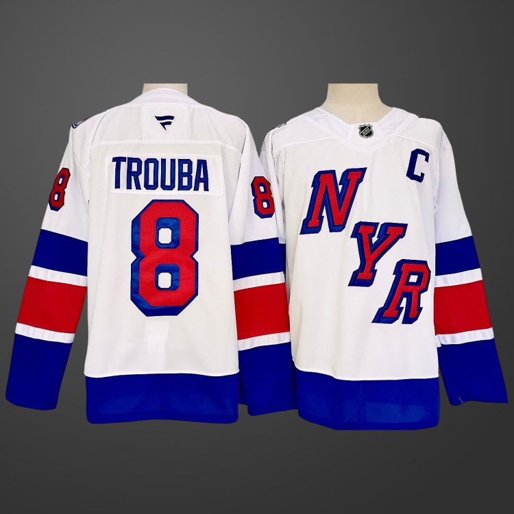 #8 New York Rangers Jacob Trouba Jersey