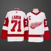#71 Dylan Larkin Detroit Red Wings White Jersey