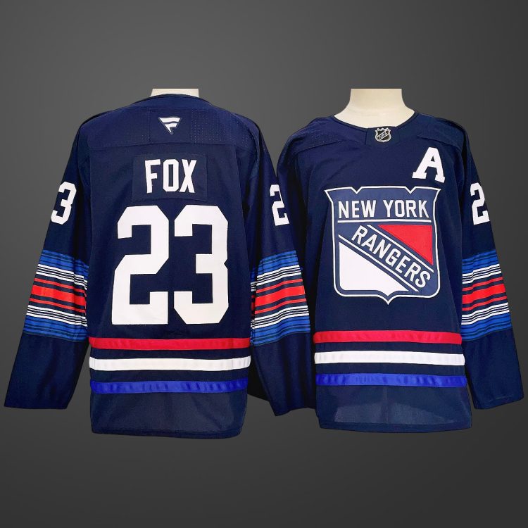 New York Rangers #23 Adam Fox Jersey