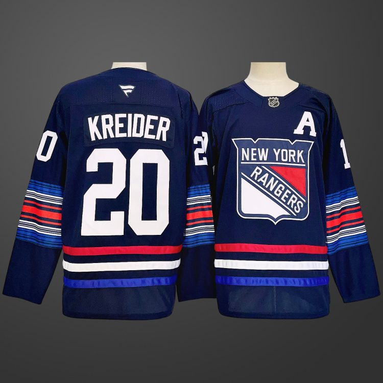 #20 Chris Kreider New York Rangers Jersey