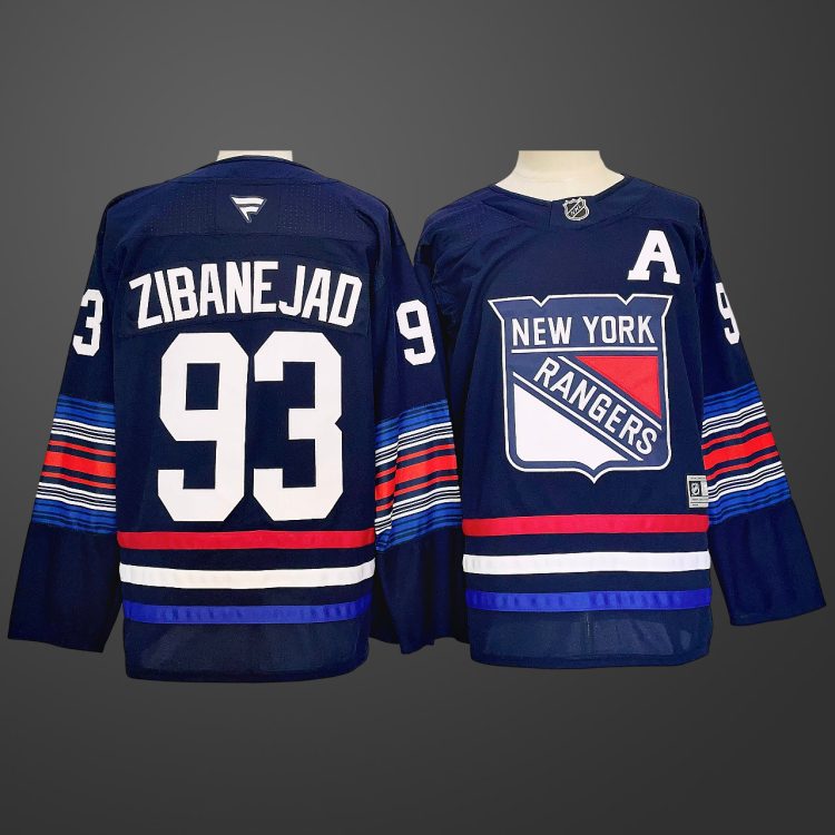 #93 Mika Zibanejad New York Rangers Jersey