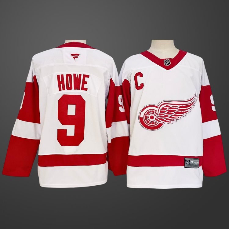 #9 Gordie Howe Red Wings Jersey
