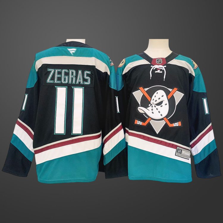 #11 Trevor Zegras Anaheim Ducks Jersey