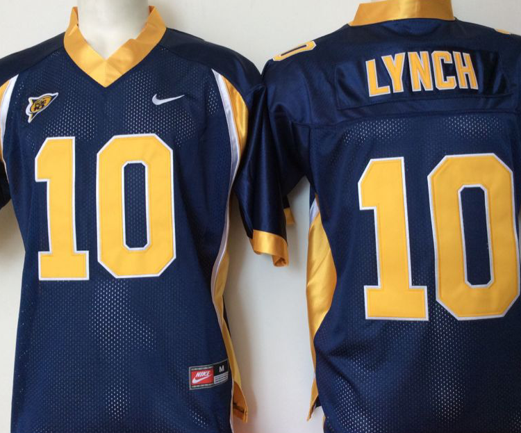 California Golden Bears Blue #10 LYNCH Stitched Jersey