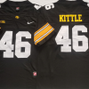 Iowa Hawkeyes Black #46 KITTLE Stitched Jersey