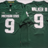 Michigan State Spartans Green #9 WALKER III Stitched Jersey