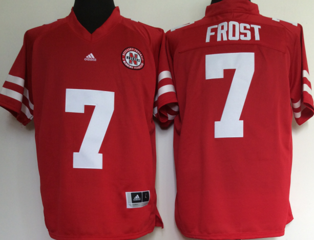 Nebraska Huskers Red #7 FROST Stitched Jersey