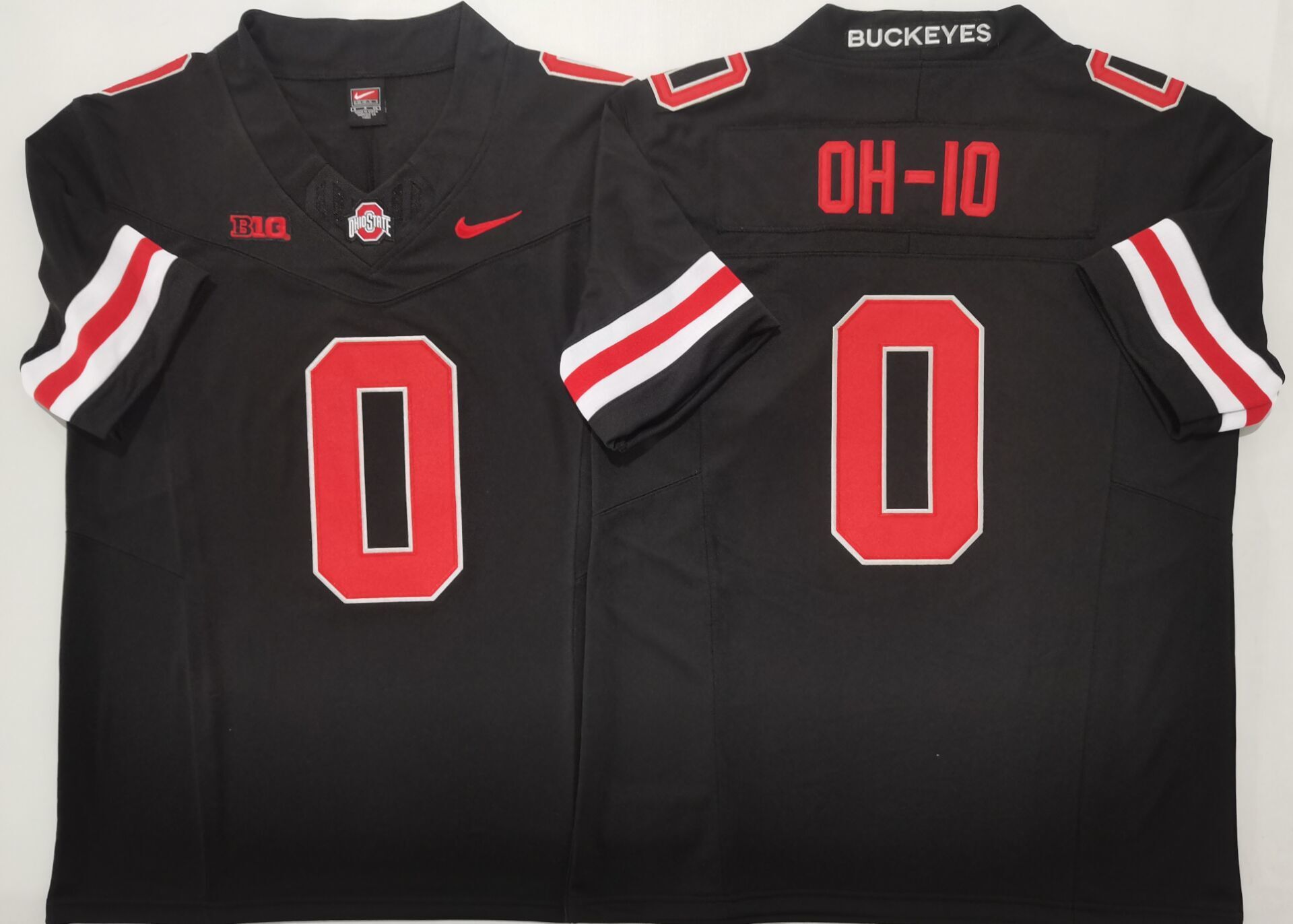 Ohio State Buckeyes Black #0 OH-IO