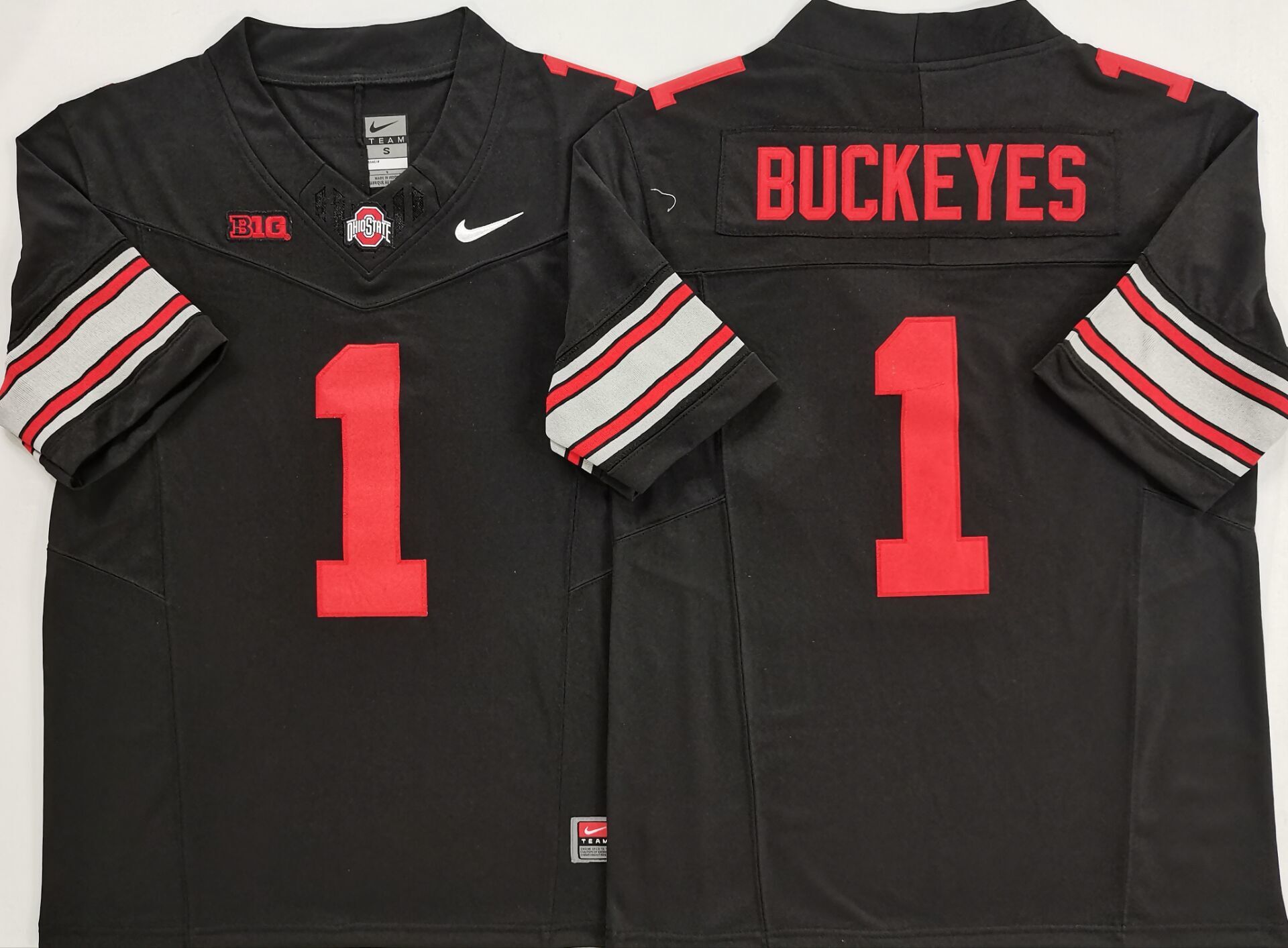 Ohio State Buckeyes Black #1 BUCKEYES