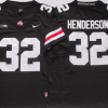Ohio State Buckeyes Black 32 HENDERSON Stitched Jersey