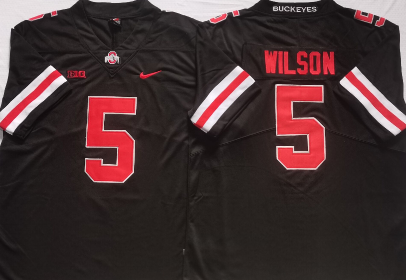 Ohio State Buckeyes Black #5 WILSON