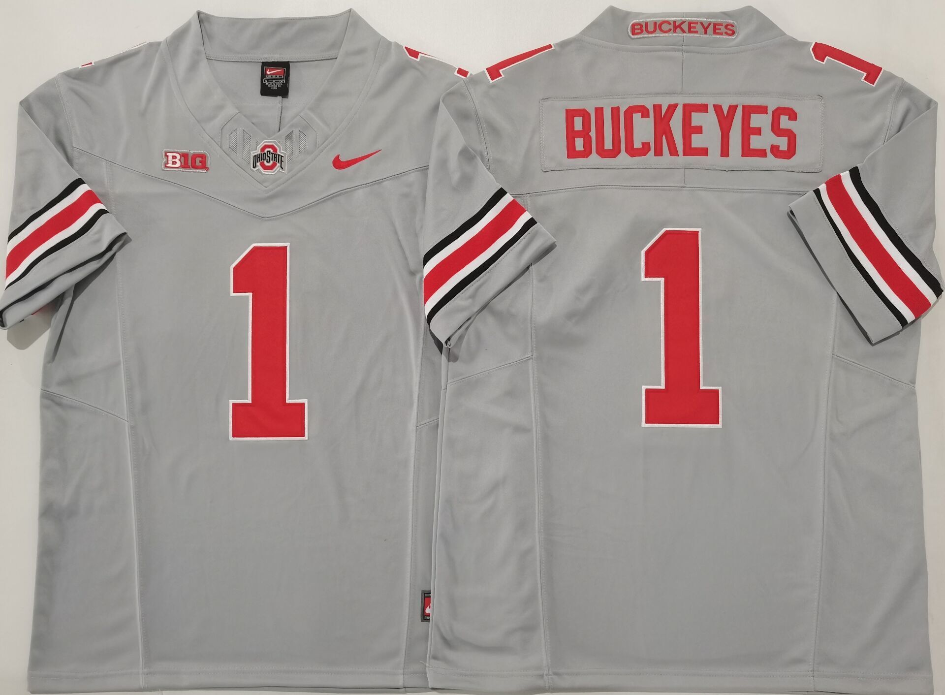 Ohio State Buckeyes GRAY #1 BUCKEYES-1