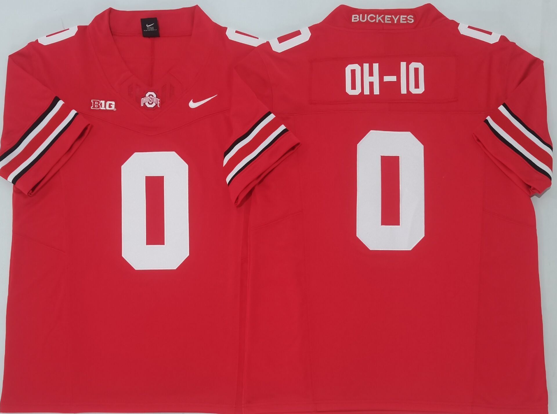 Ohio State Buckeyes Red #0 OH-IO