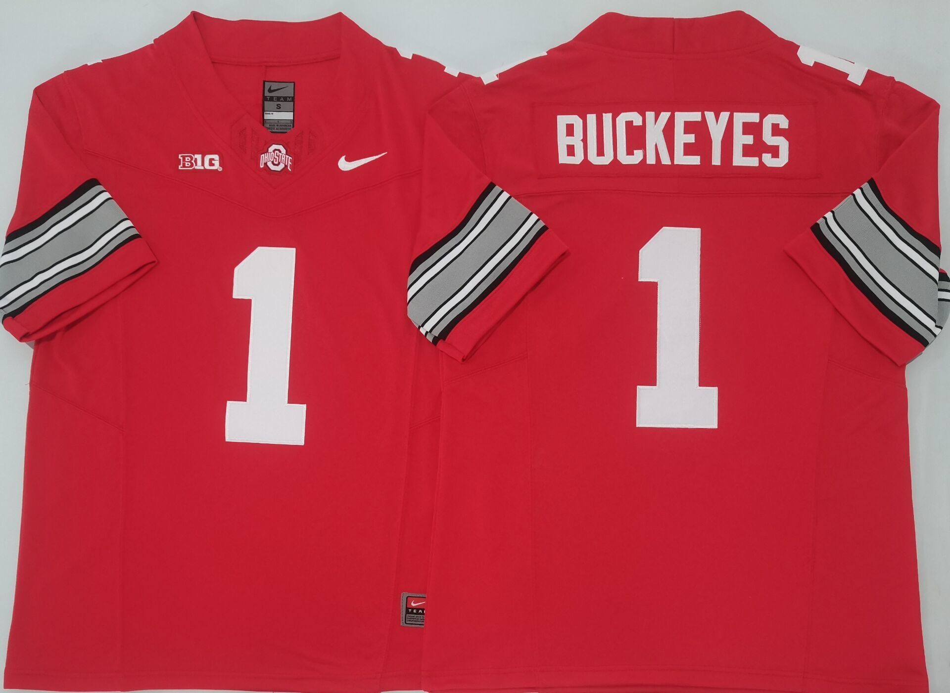 Ohio State Buckeyes Red #1 BUCKEYES