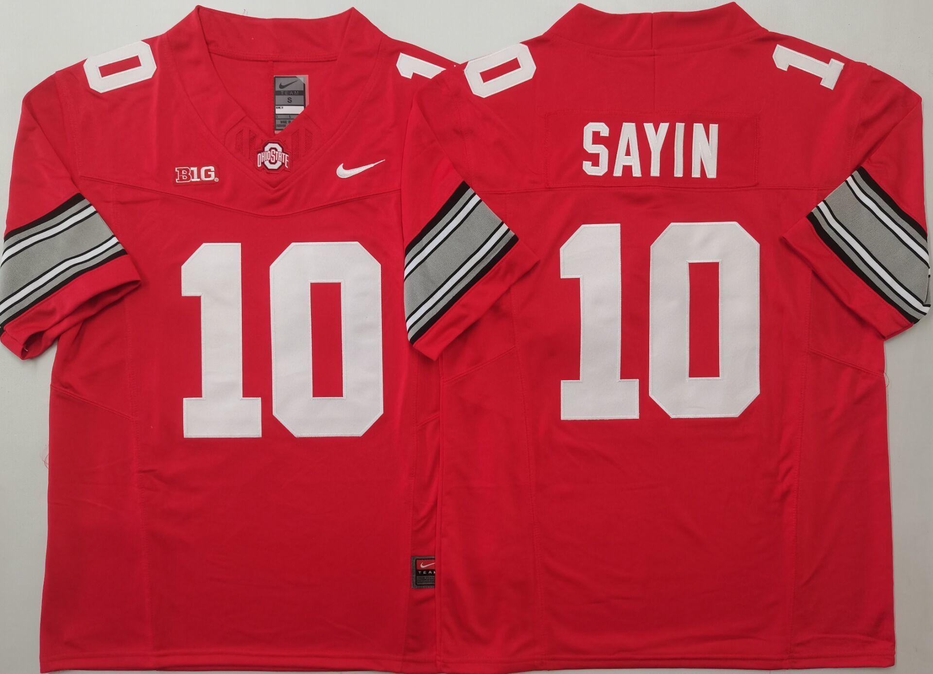 Ohio State Buckeyes Red #10 SAYIN-1