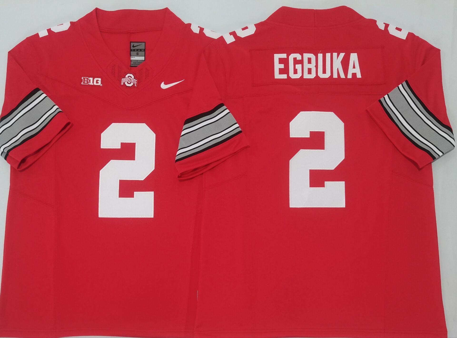Ohio State Buckeyes Red #2 EGBUKA