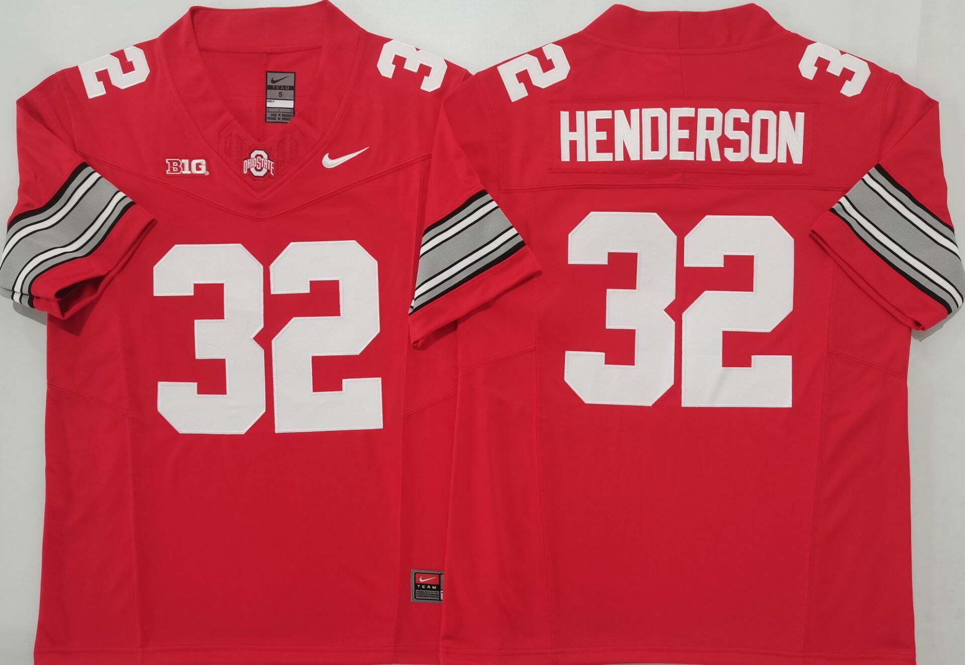 Ohio State Buckeyes Red #32 HENDERSON-1