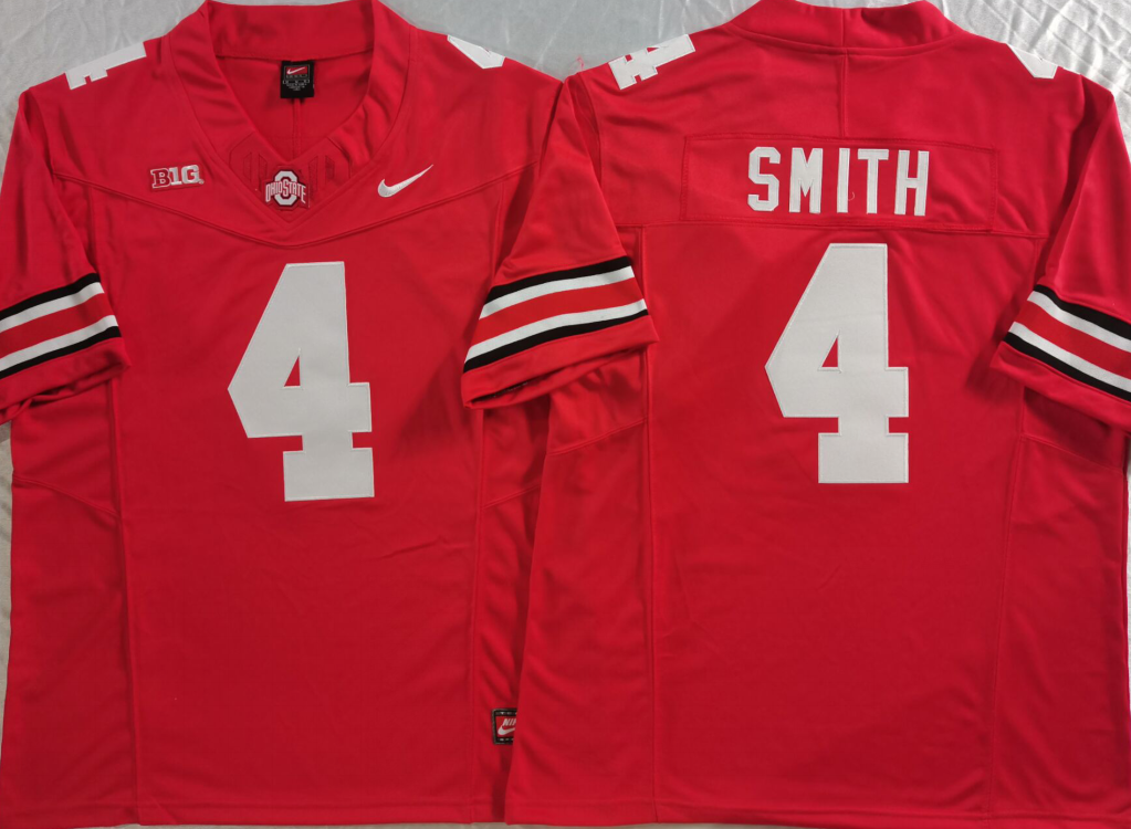 Ohio State Buckeyes Red #4 SMITH