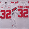 Ohio State Buckeyes White #32 HENDERSON Stitched Jersey