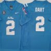 Ole Miss Rebels Blue #2 DART Stitched Jersey