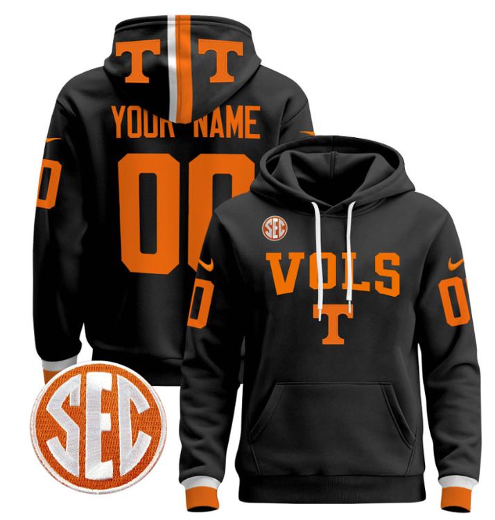 Unisex Custom Tennessee Vols Tide Football Hoodie All Stitched