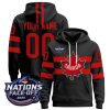 Unisex Custom Canada 4 Nations Face Off 2025 Hockey Hoodie All Stitched