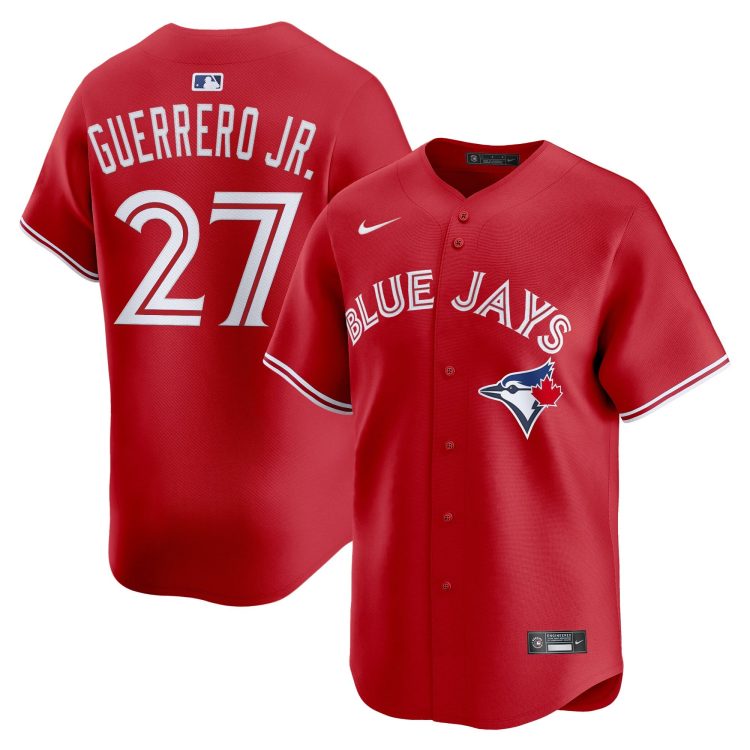 Men's Toronto Blue Jays Vladimir Guerrero Jr. #27 Red Baseball Jersey