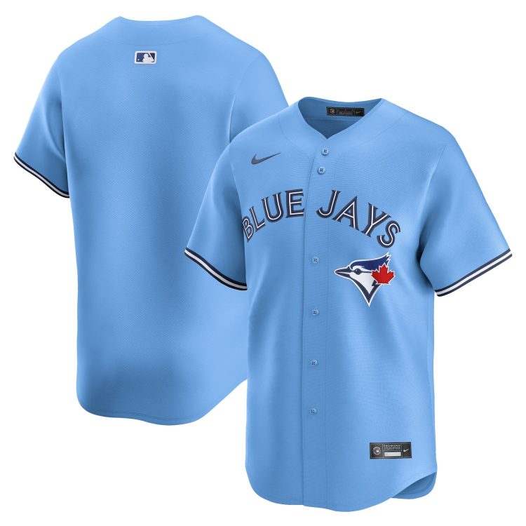 Men's Toronto Blue Jays Powder Blue Alternate Team Blank Jersey