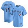 Men's Toronto Blue Jays Bo Bichette #11 Powder Blue Baseball Stitched Jersey