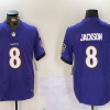 Lamar Jackson purple jersey home