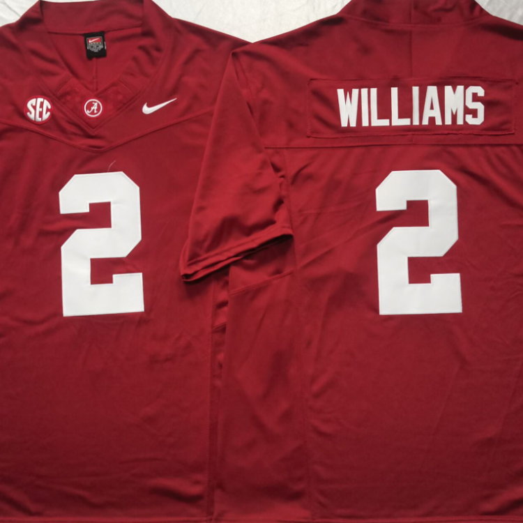 Alabama Crimson Tide Red #2 Stitched Jersey