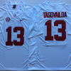 Alabama Crimson Tide White #13 TAGOVAILOA Stitched Jersey