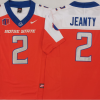 Boise State Broncos Orange White #2 JEANTY Stitched Jersey