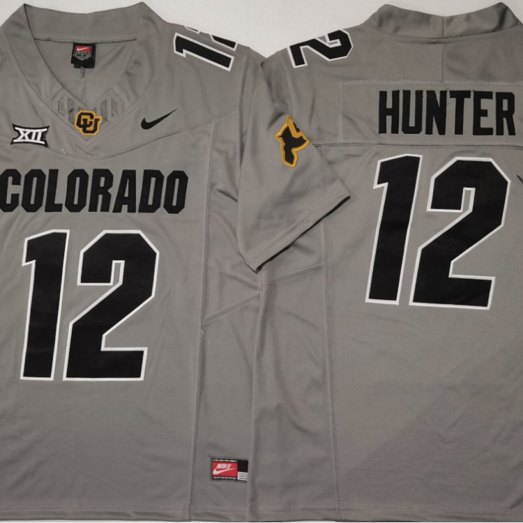 COLORADO BUFFALOES GRAY #2 SANDERS Stitched Jersey