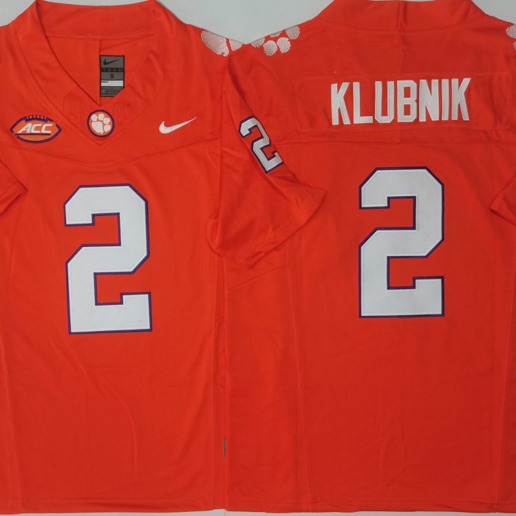 Clemson Tigers Orange #2 KLUBNIK Stitched Jersey