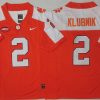 Clemson Tigers Orange/White #2 KLUBNIK Stitched Jersey