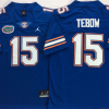 Jordan Florida Gators Blue #15 TEBOW Stitched Jersey
