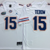 Jordan Florida Gators White #15 TEBOW Stitched Jersey