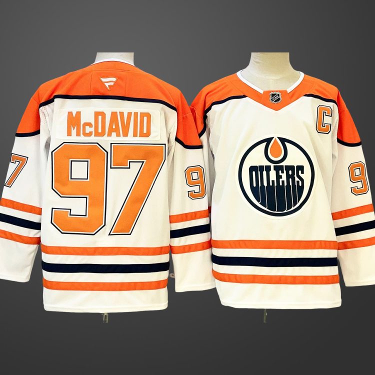 Men's Edmonton Oilers #97 Connor McDavid Stitched NHL Jersey