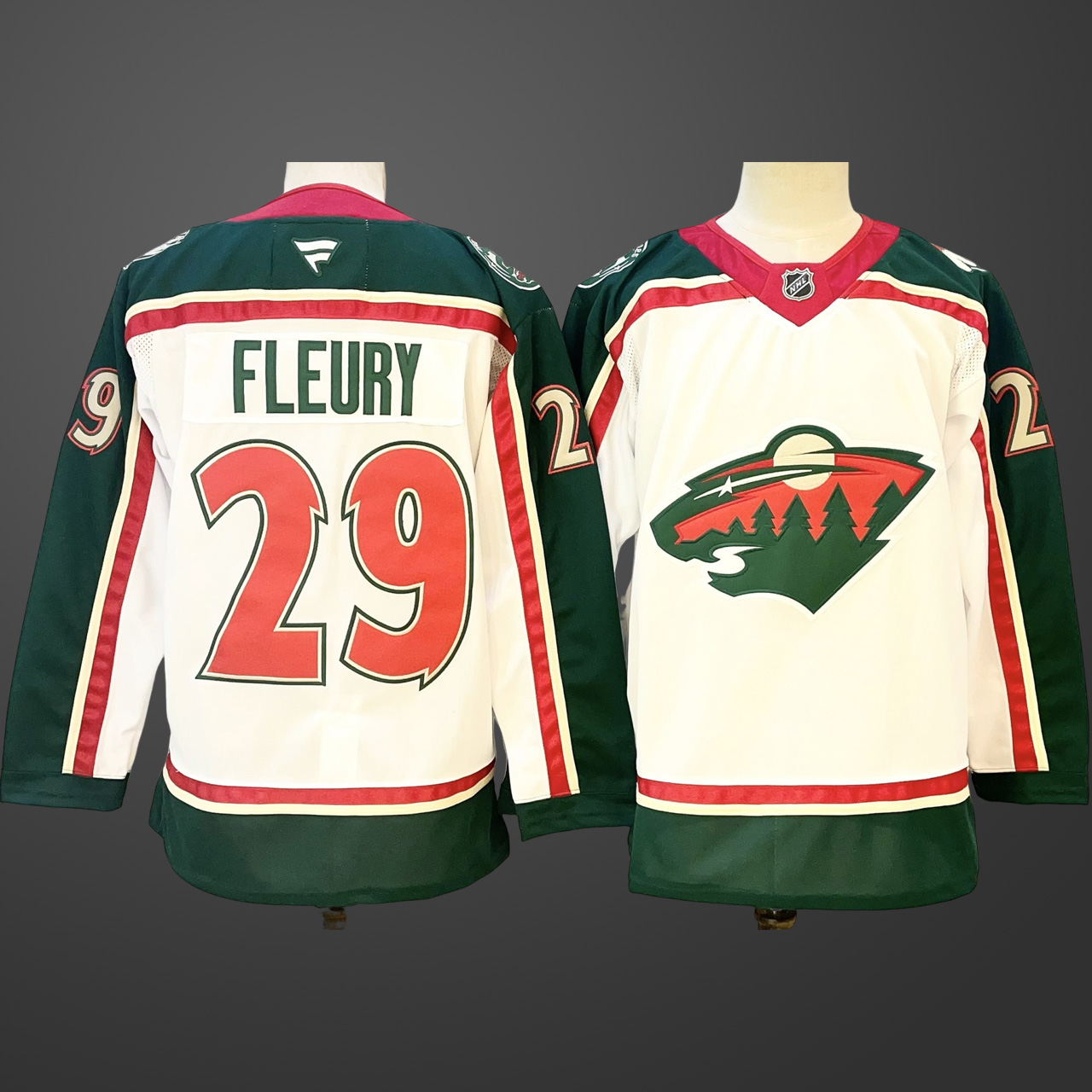 Men's Minnesota Wild #29 Marc-Andre Fleury White Jersey